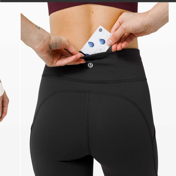 Lululemon Invigorate High-Rise Tight 25" Black Sz.2 - Picture 4 of 9